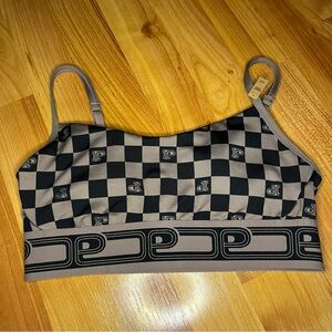 PINK VICTORIA’S SECRET | Checkered Padded Sports Bra